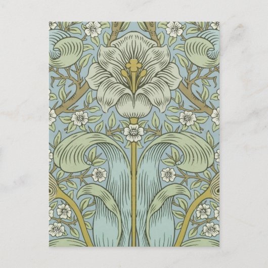 William Morris Spring Thicket: Antique Floral Postkarte (Vorderseite)