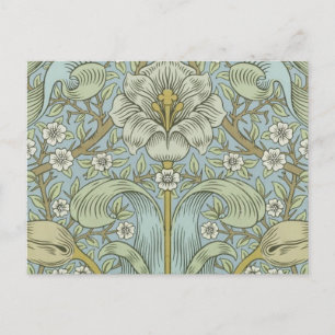 William Morris Spring Thicket: Antique Floral Postkarte