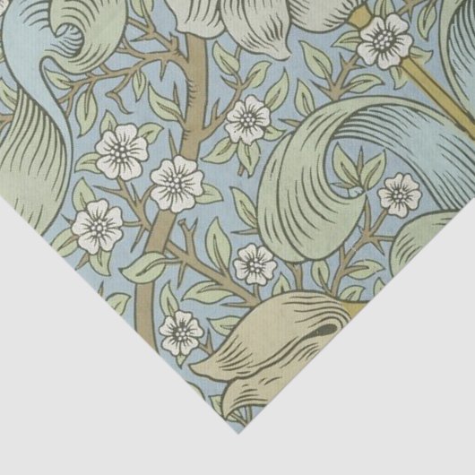 William Morris Spring Thicket: Antique Floral Seidenpapier (Ausschnitt)