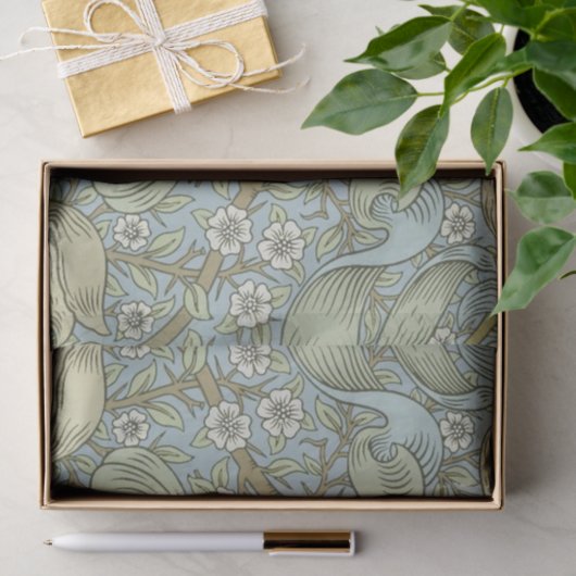 William Morris Spring Thicket: Antique Floral Seidenpapier (Geschenk)