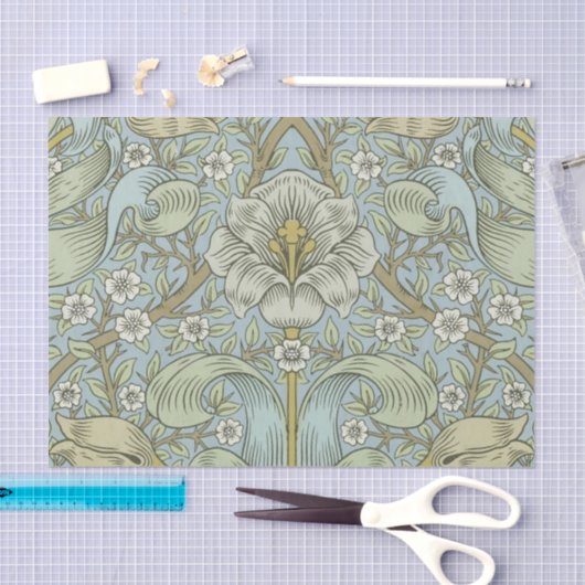 William Morris Spring Thicket: Antique Floral Seidenpapier (Handwerk)