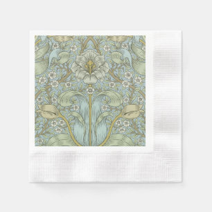 William Morris Spring Thicket: Antique Floral Serviette