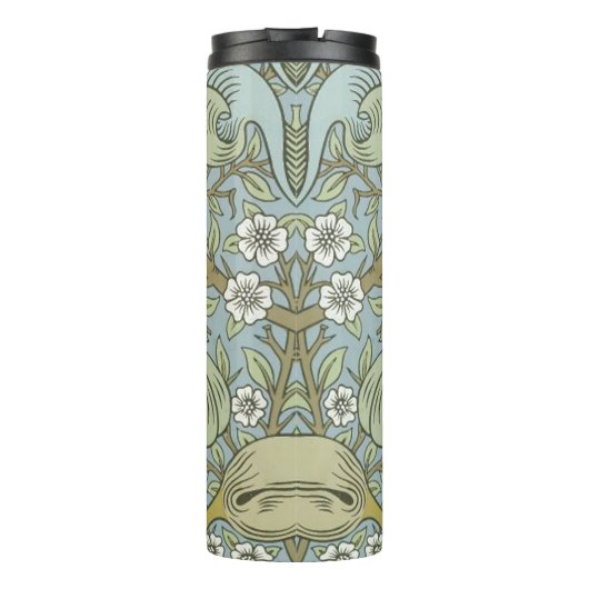 William Morris Spring Thicket: Antique Floral Thermosbecher (Rückseite)