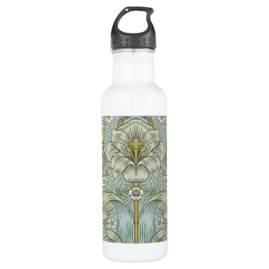 William Morris Spring Thicket: Antique Floral Trinkflasche (Vorderseite)