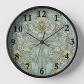 William Morris Spring Thicket: Antique Floral Uhr (Vorderseite)