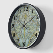 William Morris Spring Thicket: Antique Floral Uhr (Winkel)