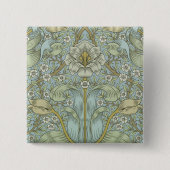 William Morris Spring Thicket Classic Muster Button (Vorderseite)