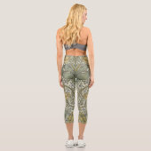 William Morris Spring Thicket Classic Muster Capri Leggings (Rückseite)