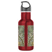 William Morris Spring Thicket Classic Muster Edelstahlflasche (Rückseite)
