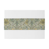 William Morris Spring Thicket Classic Muster Einladungsbanderole (Rückseitenbeispiel)