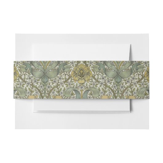 William Morris Spring Thicket Classic Muster Einladungsbanderole (Vorderseite Beispiel)