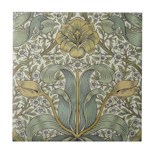 William Morris Spring Thicket Classic Muster Fliese (Vorderseite)