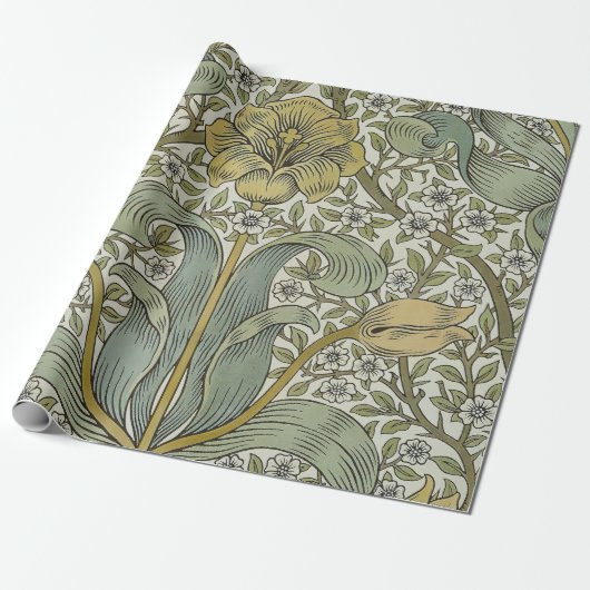 William Morris Spring Thicket Classic Muster Geschenkpapier (Ungerollt)