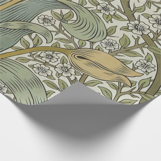 William Morris Spring Thicket Classic Muster Geschenkpapier (Ecke)