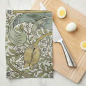 William Morris Spring Thicket Classic Muster Geschirrtuch (Viertel Falte)