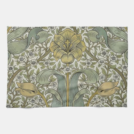 William Morris Spring Thicket Classic Muster Geschirrtuch (Horizontal)