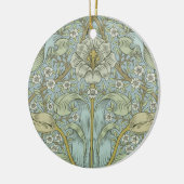 William Morris Spring Thicket Classic Muster Keramik Ornament (Links)