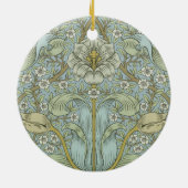 William Morris Spring Thicket Classic Muster Keramik Ornament (Hinten)