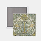 William Morris Spring Thicket Classic Muster Magnet (Vorderseite/Rückseite)