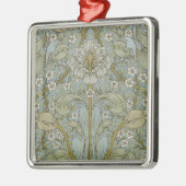William Morris Spring Thicket Classic Muster Ornament Aus Metall (Links)