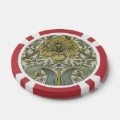 William Morris Spring Thicket Classic Muster Pokerchips (Einzeln)