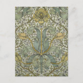 William Morris Spring Thicket Classic Muster Postkarte (Vorderseite)