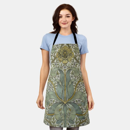 William Morris Spring Thicket Classic Muster Schürze (Getragen)