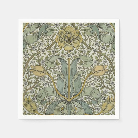 William Morris Spring Thicket Classic Muster Serviette (Vorderseite)