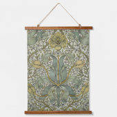 William Morris Spring Thicket Classic Muster Wandteppich Mit Holzrahmen (Vorderseite)