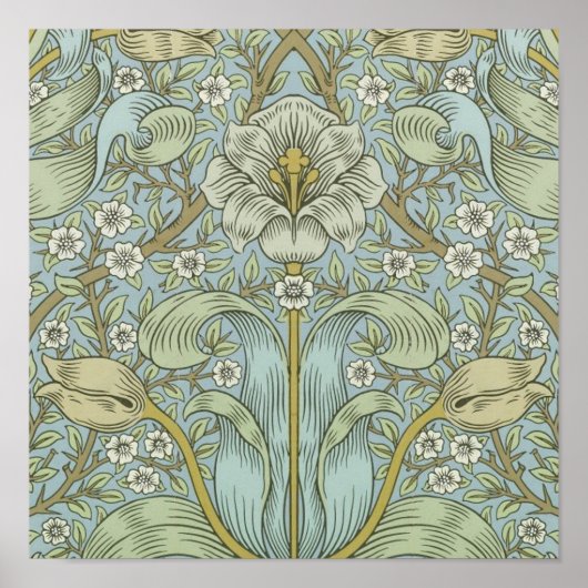 William Morris Spring Thicket Classic Pattern Poster (Vorne)