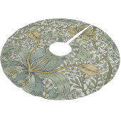 William Morris Spring Thicket Klassisches Muster Polyester Weihnachtsbaumdecke (Schrägansicht)