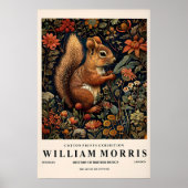 William Morris Squirrel Print Botanical Poster (Vorne)
