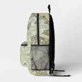 William Morris St James Acanthus Wallpaper Bedruckter Rucksack (Rechts)