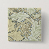 William Morris St James Acanthus Wallpaper Button (Vorderseite)