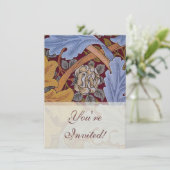 William Morris St James Acanthus Wallpaper Einladung (Stehend Vorderseite)
