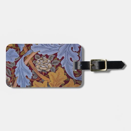 William Morris St James Acanthus Wallpaper Gepäckanhänger (Vorderseite horizontal)