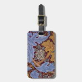 William Morris St James Acanthus Wallpaper Gepäckanhänger (Vorderseite vertikal)