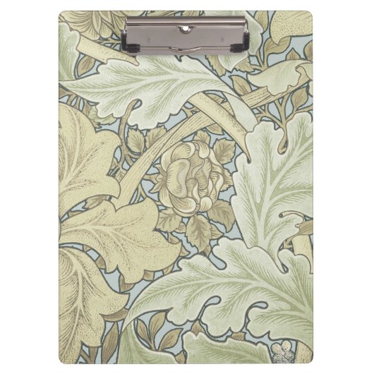 William Morris St James Acanthus Wallpaper Klemmbrett (Vorderseite)