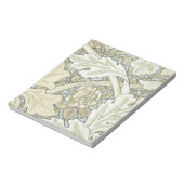 William Morris St James Acanthus Wallpaper Notizblock (Rotiert)