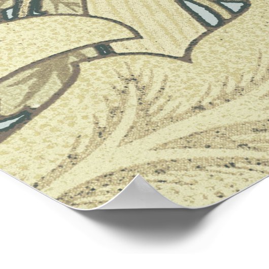 William Morris St James Acanthus Wallpaper Poster (Ecke)