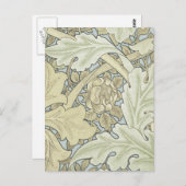William Morris St James Acanthus Wallpaper Postkarte (Vorne/Hinten)