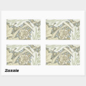 William Morris St James Acanthus Wallpaper Rechteckiger Aufkleber (Blatt)