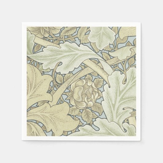 William Morris St James Acanthus Wallpaper Serviette (Vorderseite)