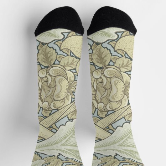 William Morris St James Acanthus Wallpaper Socken (Oben)