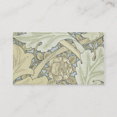William Morris St James Acanthus Wallpaper Visitenkarte (Rückseite)
