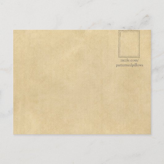 William Morris St. James Wallpaper Pattern Postkarte (Rückseite)