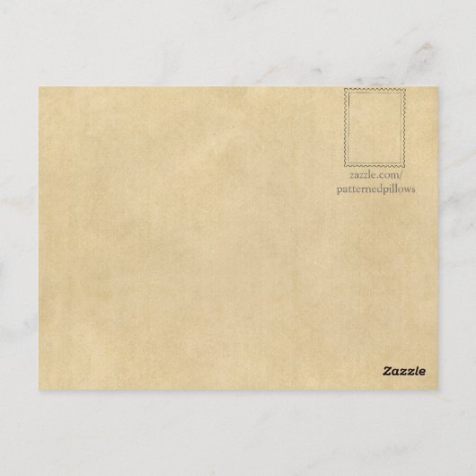 William Morris St. James Wallpaper Pattern Postkarte (Rückseite)