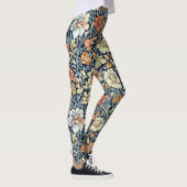 William-Morris-Stil Blumen-Akanthus-Muster Leggings (Rechts)