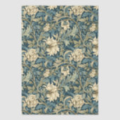 William Morris Stil Blumenmuster Decoupage Seidenpapier (Vorderseite)