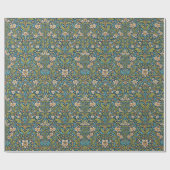 William-Morris-Stil-Blumenmuster Geschenkpapier (Flach)